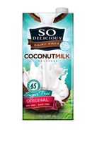 So Delicious Dairy-Free Organic Coconutmilk Beverage, Sugar-Free Original, 32 Ounce Plant-Based Vegan Dairy Alternative, Great in Smoothies Protein Shakes or Cereal