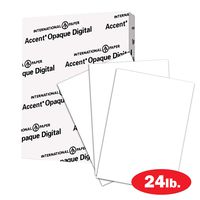 Accent Opaque 24lb White Paper, 60lb Text, 89 gsm, Legal Size, 8.5x14 Paper, 97 Bright, 1 Ream / 500 Sheets, Smooth Paper, Text Heavy Paper (188033R)