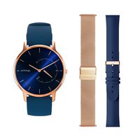 Withings Box - One Hybrid Smartwatch with 3 Wristbands (Silicone/Leather/Steel)