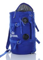 Corona Insulated Cooler Backpack with Built-in Bluetooth Speakers,Lightweight Durable Design Ergonomic Camping & Beach Cooler Backpack (CJHP010) Blue