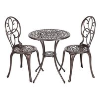 Patio Sense 63154 Danaris Bistro Set, Aged Copper