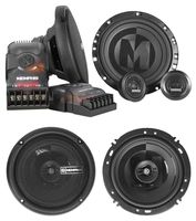 Pair Memphis Audio PRX60C 6.5" Component+PRX602 6.5" Car Audio Coaxial Speakers