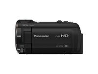 Panasonic Full HD Video Camera Camcorder HC-V770, 20X Optical Zoom, 1/2.3-Inch BSI Sensor, HDR Capture, Wi-Fi Smartphone Multi Scene Video Recording (Black)