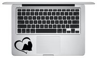 MacBook Sticker Decal - Shih Tzu Love Dog pet Animal Lover - Matte Black Skins Stickers