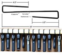 E-ONSALE AmeriGun Club Easy Use Gun Hanger Pack of 12 Original Handgun Hangers (12 Packs)