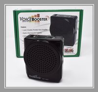 VoiceBooster Voice Amplifier 12watts Black MR1505 (Aker) by TK Products, Portable, for Teachers, Coaches, Tour Guides, Presentations, Costumes, Etc.