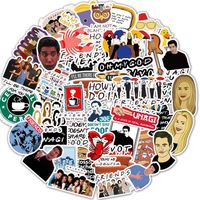 50PCS Friends TV Show Waterproof Stickers for Laptop, Hydro Flask,Phone,car,Skateboard,Travel Case