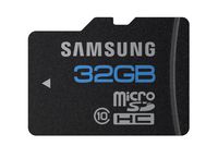 Samsung 32GB High Speed microSDHC Class 10 Memory Card with Adapter. Model number: MB-MSBGA/US