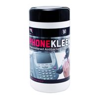 Read Right PhoneKleen Cleaning Wipes, 50 Wipes per Pop-Up Tub (RR1403)