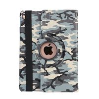 iPad Air Case,TechCode New 360 Degrees Rotating Stand Smart Case Cover Polka Dot Pattern Case for iPad Air/iPad 5 9.7 inch
