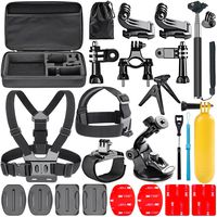 Neewer 21-In-1 Action Camera Accessory Kit for GoPro Hero Session/5 Hero 1 2 3 3+ 4 5 6 7 SJ4000 5000 6000 DBPOWER AKASO VicTsing APEMAN and Sony Sports DV and More