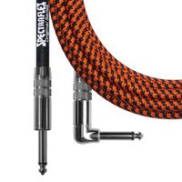 Spectraflex Original Series GCO14Q-ANORN Right Angle Instrument Cable, 14-Feet, Neon Orange