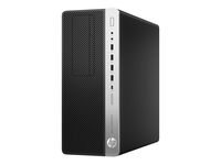 HP 2DR52UT#ABA EliteDesk 800 G3 - Personal Computer - Tower Desktop - 8 GB RAM - 512 GB SSD - NVIDIA Geforce GTX/Intel HD Graphics - Black/Silver