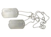 James Barnes "Bucky" & Steven Rogers Captain America Military Dog Tags