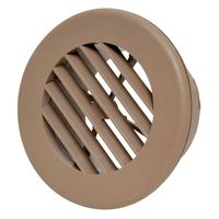 Valterra A10-3346VP Light Brown 4" Rotating Heat and A/C Register (4" ID, 5-3/8" OD)