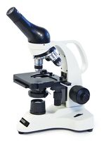 Parco Scientific 3050-100 Monocular Compound Microscope, 10x WF Eyepiece, 40x-1000x Magnification, LED Illumination, Coaxial Coarse & Fine Focus, Double Layer Mechanical Stage