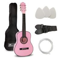 Music Alley 6 String Size 30inch Junior Classical Guitar (Pink), (MA-51)