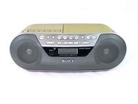 Sony CFD-S05 CD Radio Cassette Recorder with Auxiliary Cord (6 feet)