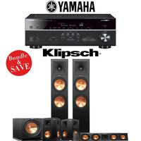 Klipsch Reference Premiere RP-280F 5.1-Ch Home Theater System with Yamaha RX-V683BL 7.2-Ch 4K Network AV Receiver