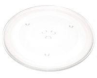 12.5" GE and Samsung -Compatible Microwave Glass Plate/Microwave Glass Turntable Plate Replacement - 12 1/2" Plate, Equivalent to G.E. WB39X10002 and WB39X10003