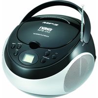NAXA ELECTRONICS Naxa Npb-251 Blk Portable Cd Player With Am/fm Stereo Radio Black