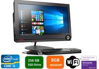 Lenovo ThinkCentre M800Z 21.5 in HD+ All-in-One Desktop Computer, Intel Quad Core i5-6500-3.2 GHz, 8GB RAM, 256GB SSD HDD, USB 3.0, DVDRW, DiaplayPort, RJ-45, Windows 10 Professional (Renewed)