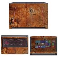 decalrus - Protective Decal Wood Burl Skin Sticker for Acer Predator Helios 300 G3-571 (15.6" Screen) case Cover wrap ACpredatorHelios300_G3-571-153