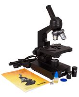 Levenhuk 320 Biological Microscope with 40-1600x Magnification for Slice Observation in the Transmitted Light (Immersion Oil in the Kit)