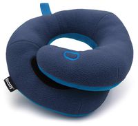 BCOZZY Kids Chin Supporting Travel Pillow- Keeps The Child's Head from Bobbing up and Down in Car Rides- Comfortably Supports The Head, Neck and Chin in Any Sitting Position. Child Size, Navy