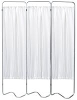 Omnimed 153053-10 Beamatic Privacy Screen with Vinyl Panels, 3 Section, White