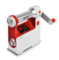 The American Red Cross Axis Self-Powered Safety Hub with Weather Radio and USB Cell Phone Charger, ARCPT300W