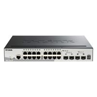 D-Link Systems 20-Port SmartPro Stackable Switch & 2 Gigabit SFP Ports and 2 10GbE SFP+ Ports (DGS-1510-20)