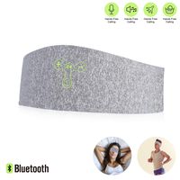 Bluetooth Headband Headphones,Caways Upgrade 4.2 Bluetooth Sleep Mask Sport Travel Breathable Cotton Washable Headbands,Equipped with Built-in Microphone for Calling,Suitable for Workout,Yoga,Jogging