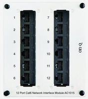 On-Q AC1015 12Port Cat 6 Network Interface Module