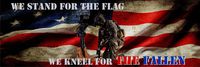 Decalrus -Kneel, Kneel for The Fallen, Stand for The Flag Vinyl Decal Skin Skins Sticker for - Kneel