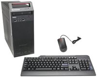 Lenovo ThinkCentre E73 10AS00DDUS Desktop Intel Core i3, 4 GB DDR3, 500 GB Hard Drive, Windows 7 Pro (Black)