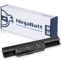 NinjaBatt Laptop Battery for Asus K53E A32-K53 A41-K53 X44H A53S A53U X53U X53E X54C K53S K53SV A53E X53S X54H 07G016H31875 A43S K53SD A53 A54 K53 A54C A42-K53- High Performance [6 Cells/4400mAh/48Wh]