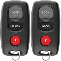 KeylessOption Keyless Entry Remote Control Car Key Fob Replacement for Mazda 3 6 Protege KPU41704 (Pack of 2)