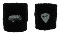 2 Pcs Fender Basketball Unisex Cotton Sweat Band Sweatband Wristband Wrist Band