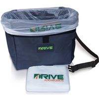 Car Garbage Can by Drive Auto Products from The Drive Bin As Seen On TV Collection, Black Strap