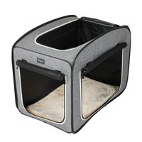 Petsfit 27"x18"x22" Portable Pop Open Cat Kennel,Cat Cage,Dog Kennel,Cat Play Cube,Lightweight Pet Kennel