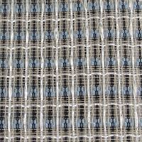 Cabinet Grill Cloth, Silver/White with Blue Accent, 34" Width