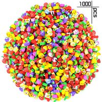 PRALB 1000PCS Miniature Assorted Vegetables Fruit Collection Pencil Erasers, Adorable Vegetables Fruit Designs Won't Smudge Or Tear Paper,Eraser Caps Style Great for Homework Rewards, Party Favors