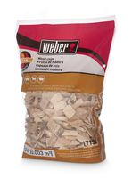Weber Cubic Meter Stephen Products 17136 Pecan Wood Chips, 192 cu. in. (0.003 cubi, 2 lb