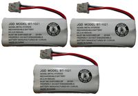 JustGreatDealz HIGH CAPACITY Rechargeable Replacement Battery BT-1021 BBTG0798001 for Uniden Cordless Handsets (3-Pack)