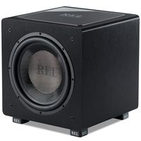 REL Acoustics HT/1205 Subwoofer, HT-Air Wireless Compatible, Line Grained Black Composite
