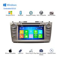 In Dash Double Din Touch Screen GPS Navigation Bluetooth Multimedia Radio for Toyota Camry 2007-2011