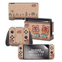 Controller Gear Authentic and Officially Licensed Animal Crossing: New Horizons - Timmy & Tommy Nintendo Switch Skin Bundle - Nintendo Switch