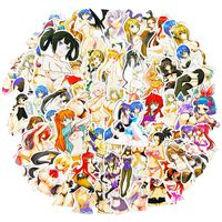 Sexy Anime Hot Bunny Girl Stickers for Adults Men Bedrooms Laptop Skateboard Car Bumper Pin Up Stickers Decals 70pcs