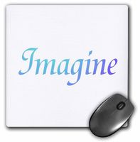 3dRose LLC 8 x 8 x 0.25 Inches Mouse Pad, Aqua Imagine (mp_42724_1)